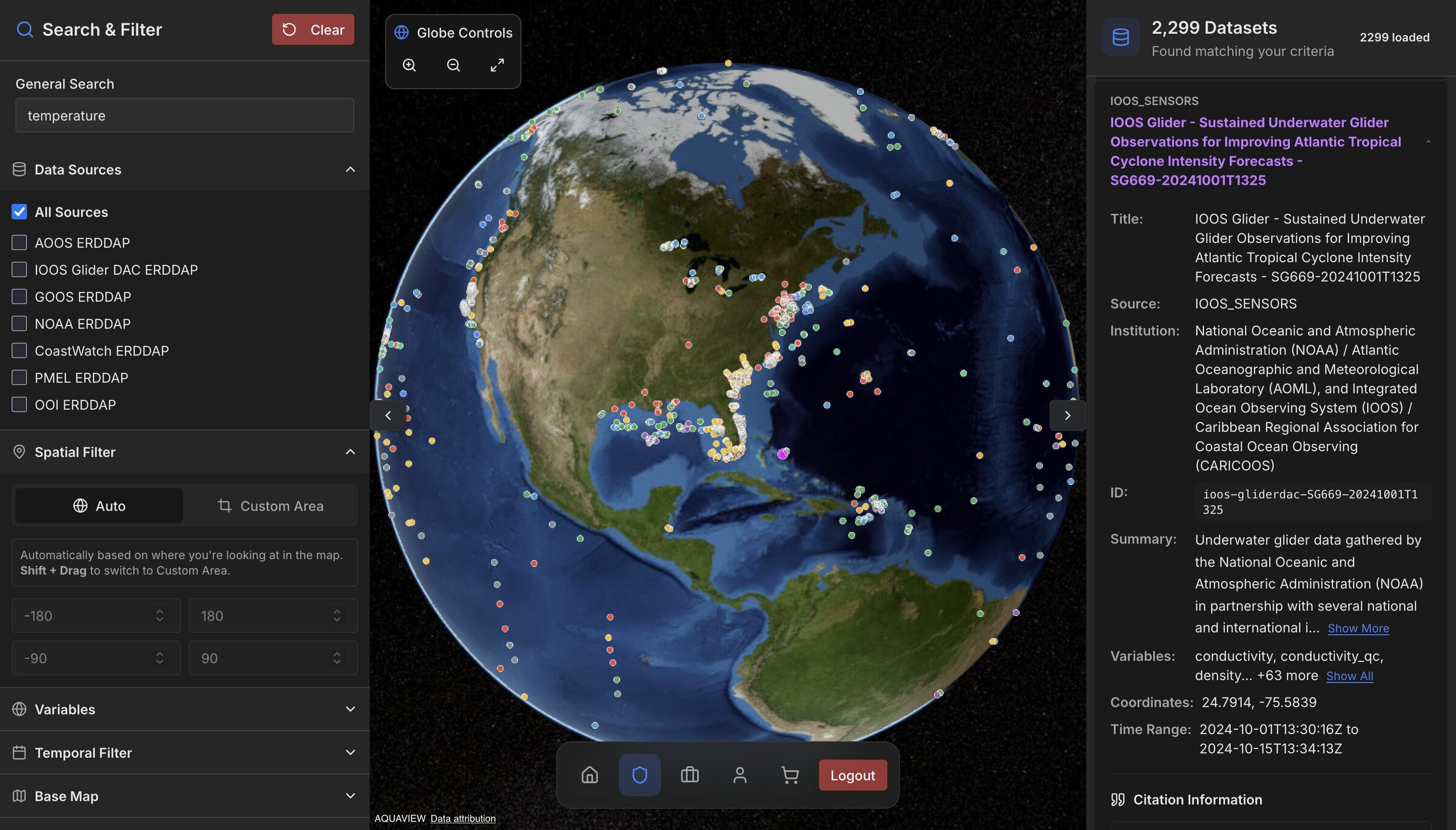 Introducing AQUAVIEW: A Unified Platform for Ocean Data Discovery